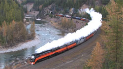 Southern Pacific 4449 on Marias Pass