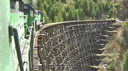 Camas Prairie Railroad over Halfmoon trestle